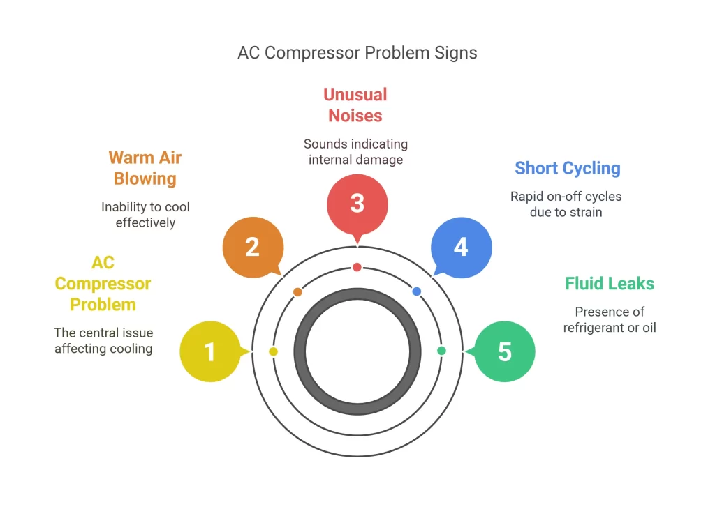 AC Compressor problem signs