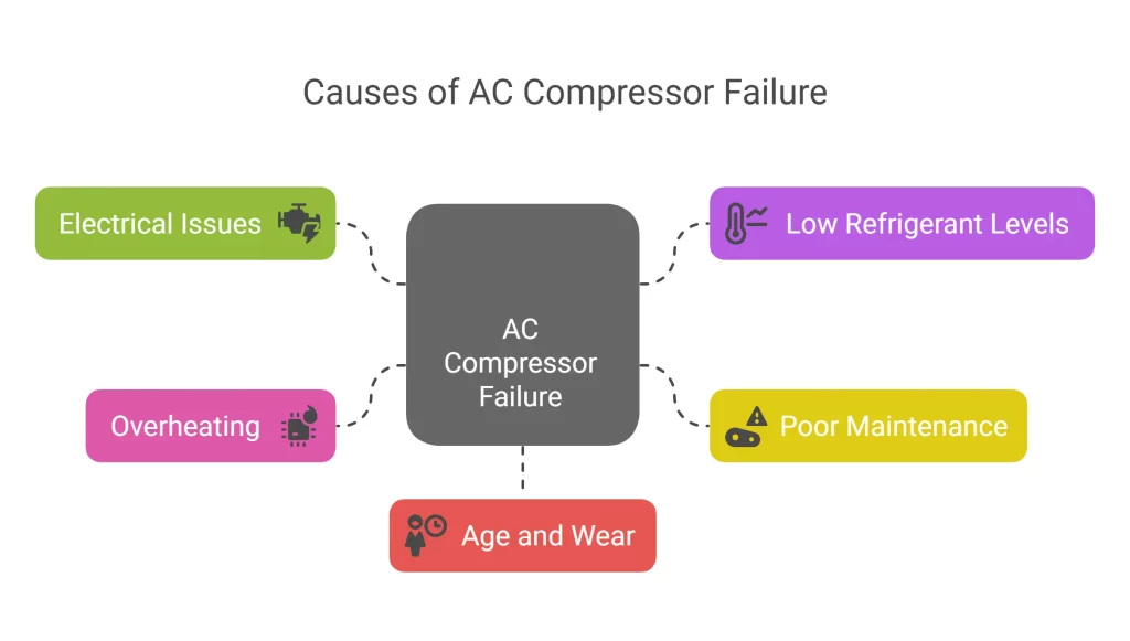 Causes of AC Compressor